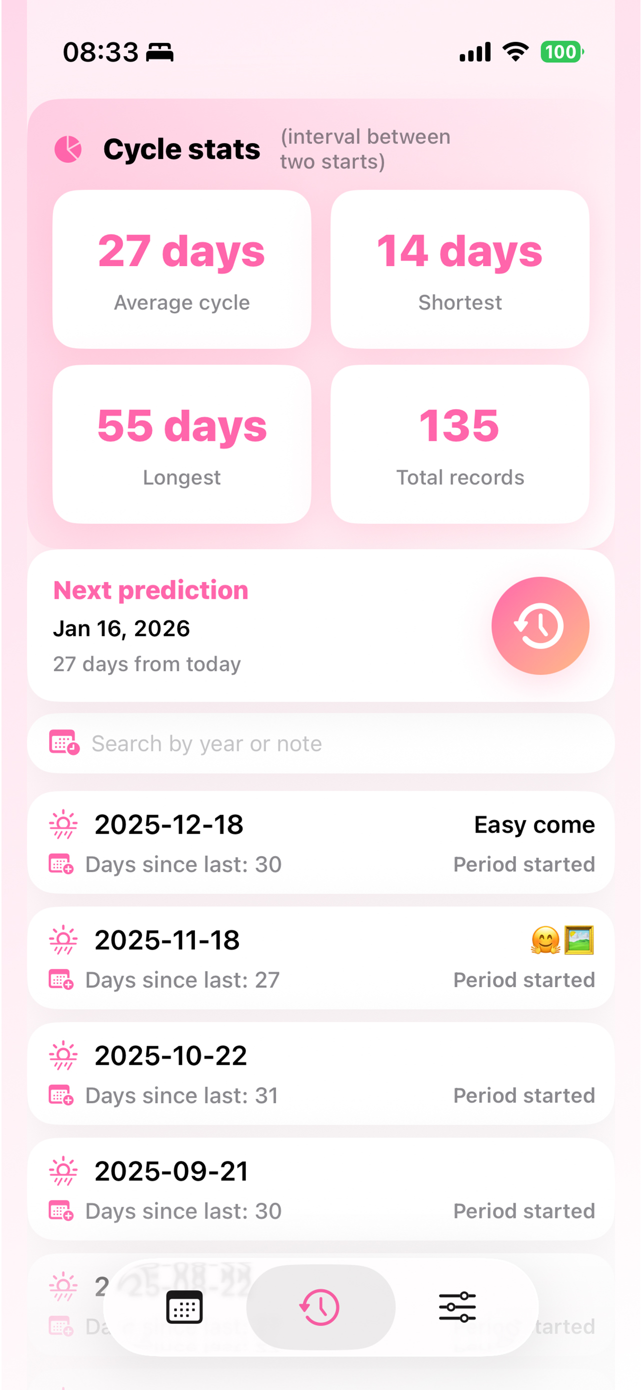 Eve Period Tracker - 优雅的经期追踪应用